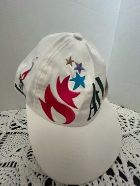 White Atlanta Olympics vintage ball cap